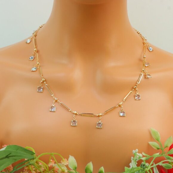 "New Beautiful Design Necklace Chain for Women/Girls, Gift, N823 - Picture 3 of 10